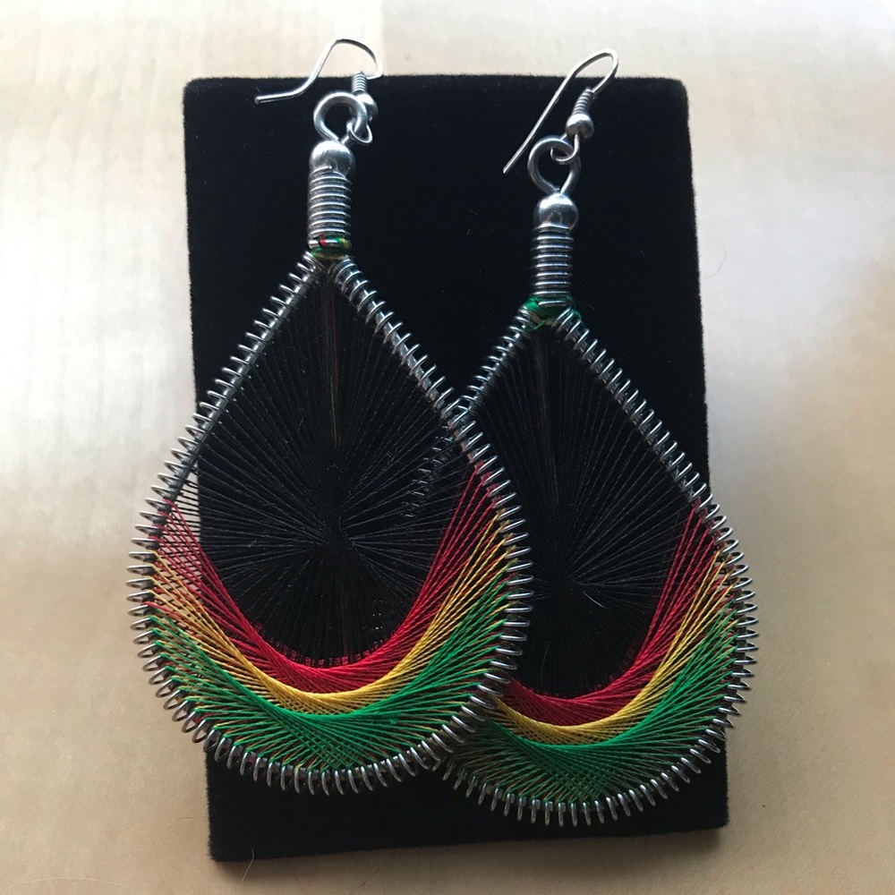 Handmade Rasta Earrings